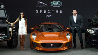 jaguar land rover spectre vehicles were unveiled at 2015 fiaa