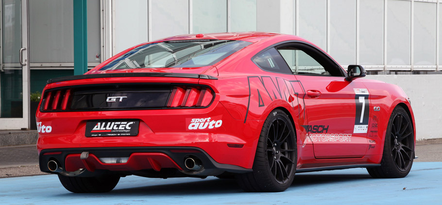 KW Automotive Ford Mustang Rear View
