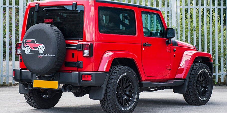 Kahn Jeep Wrangler Sahara Chelsea Truck Company Rear View