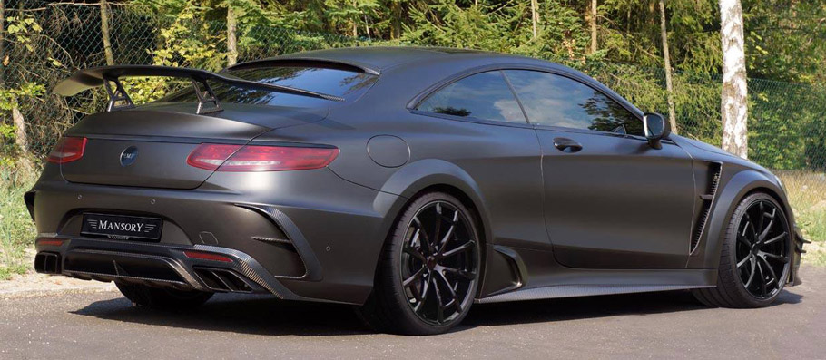 MANSORY Mercedes-AMG S63 Coupe Black Edition Rear View