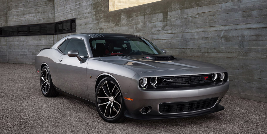  2016 Dodge Challenger Blacktop Front and Side View