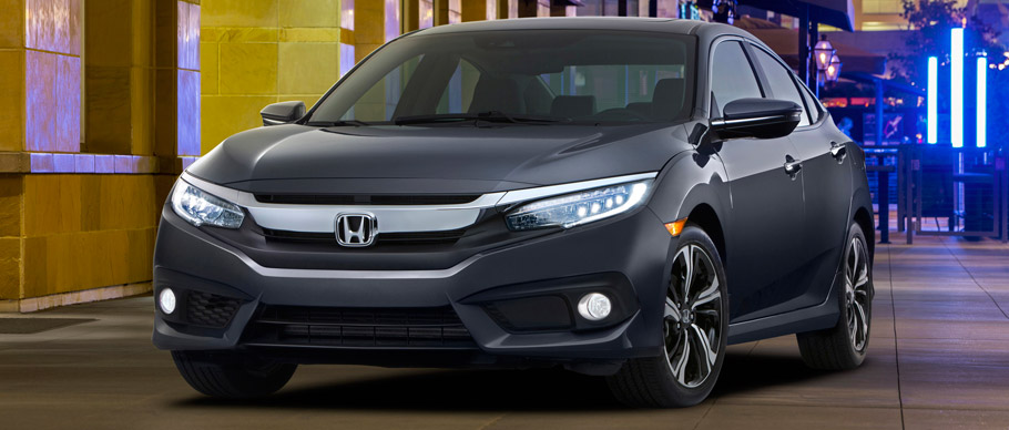 2016 Honda Civic Sedan Touring Front View