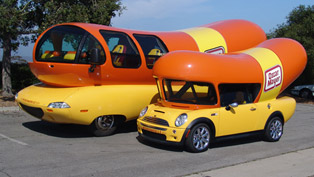 driving a giant oscar mayer weiner
