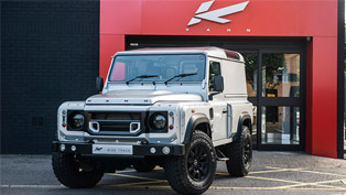 kahn releases silver land rover defender hard top cwt