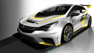 opel teases astra tcr with couple of sketches