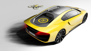 Rinspeed Ʃtos Concept Demonstrates Foldable Steering Wheel And A Drone