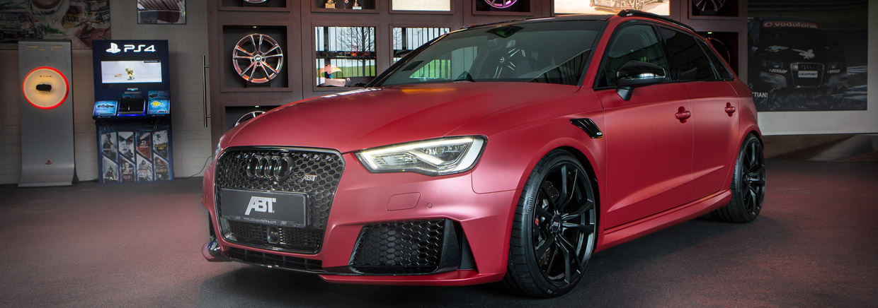 ABT Audi RS3 450 Front and Side View