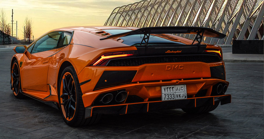 Lamborghini Huracan LP610 Cairo Edition Rear View