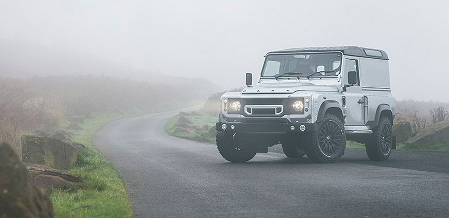 Kahn Land Rover Defender Hard Top Chelsea Wide Track Front View