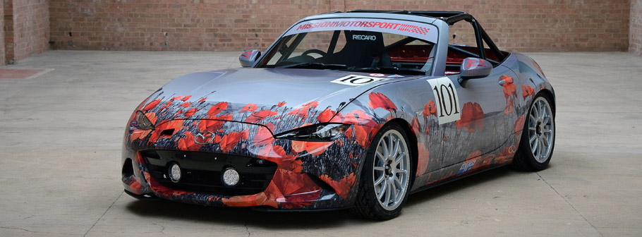 Mazda Race of Remembrance Car 