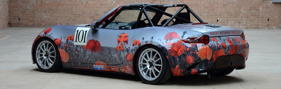 Mazda Race of Remembrance Car 