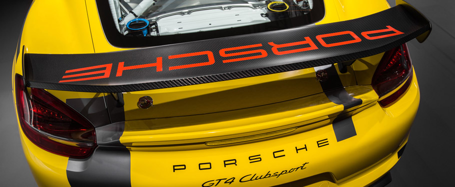 Track-Bred Porsche Cayman GT4 Clubsport  Rear
