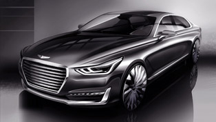 hyundai teases first official genesis model dubbed g90
