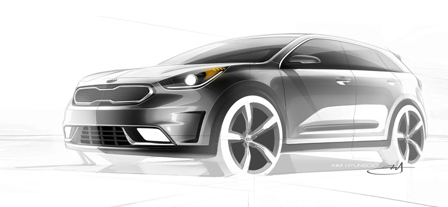 Kia Niro Sktech Front View