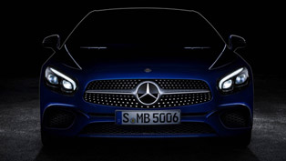 mercedes has just teased the newest sl debuting at l.a. auto show