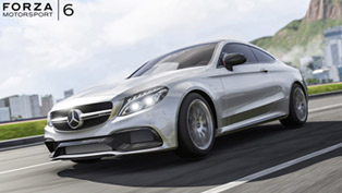 mercedes-amg c63 s coupe is featured in forza motorsport 6 [video]