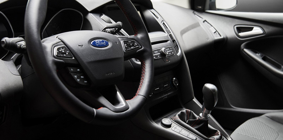 Ford Focus Red and Black Editions Interior 