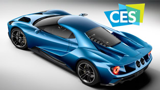 ford's latest gt supercar is named official vehicle of ces 2016
