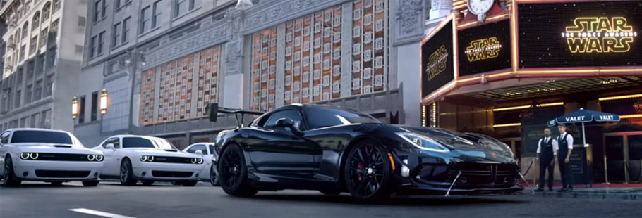 Darth Vader's Viper ACR and Stormtrooper's Challenger and Charger Ad