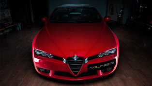 meet vilner’s exclusive “fibra de carbono rosso” based on alfa romeo spider