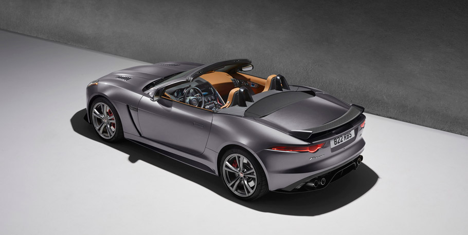 Jaguar F-TYPE SVR Convertible View From Above