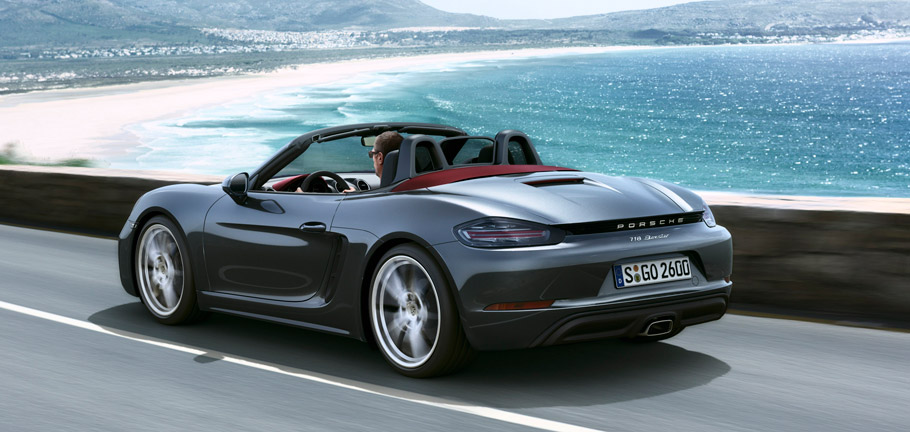  2017 Porsche 718 Boxster Rear view