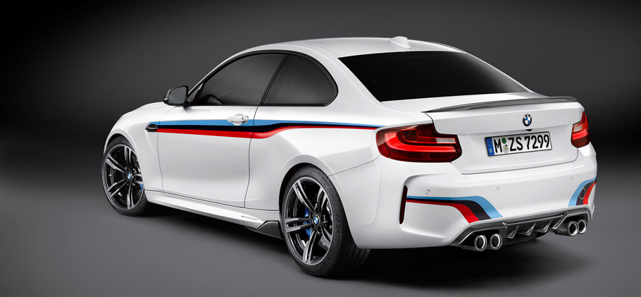 BMW M2 Coupe with M Performance Parts Rear View