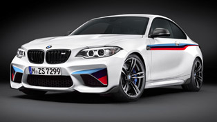bmw m2 coupe gets equipped with m performance parts