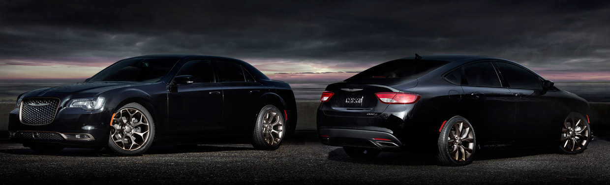 Chrysler 200S and 300S Alloy Editions Front and Rear View