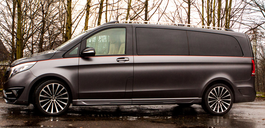 Larte Design Mercedes-Benz V-Class Black Crystal Side View