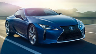 world premiere of lexus lc 500h and european debut of lf-fc concept