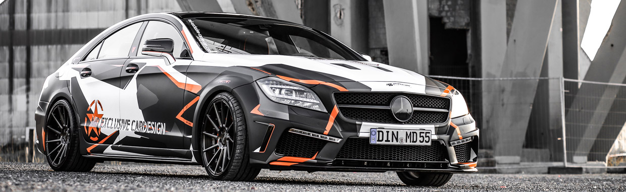 2016 M&D Mercedes-Benz CLS 500 Black Edition Stealth Side View