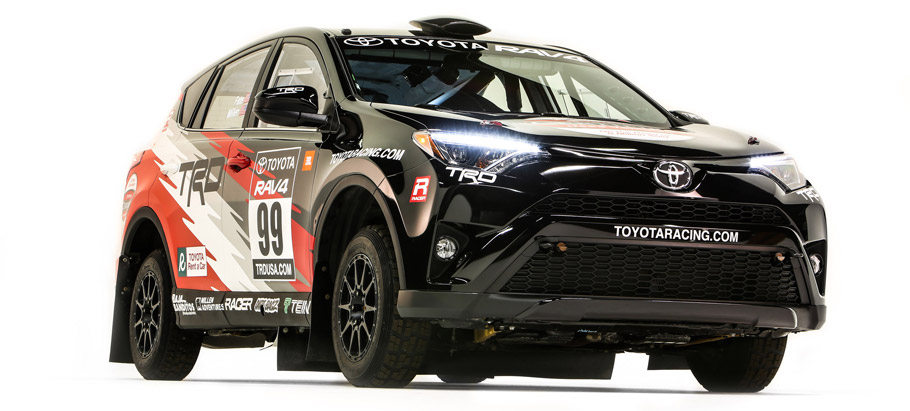 2016 Toyota Rally RAV4 rally car  Front View