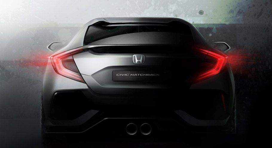 Honda Civic Hatchback Prototype teaser
