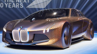 bmw showcases the unique vision next 100 vehicle