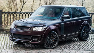 black kirsch over madeira red is the new trend for kahn's range rover rs pace car