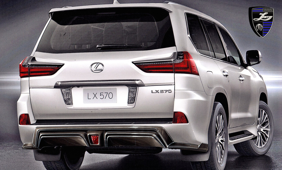 Larte Design Lexus LX Sketch Rear View