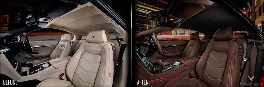 Maser GranCabrio Sport Interior Picture One: Before and After