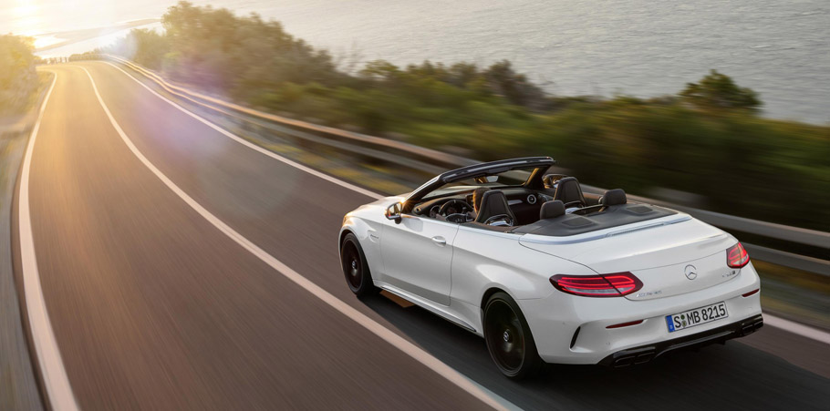  2016 Mercedes-AMG C63 Cabriolet Rear view