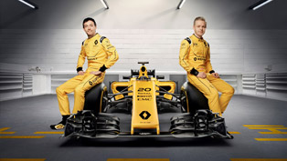 renault r.s.16 formula one car shows-off with new livery and rides the waves in australia [w/videos]