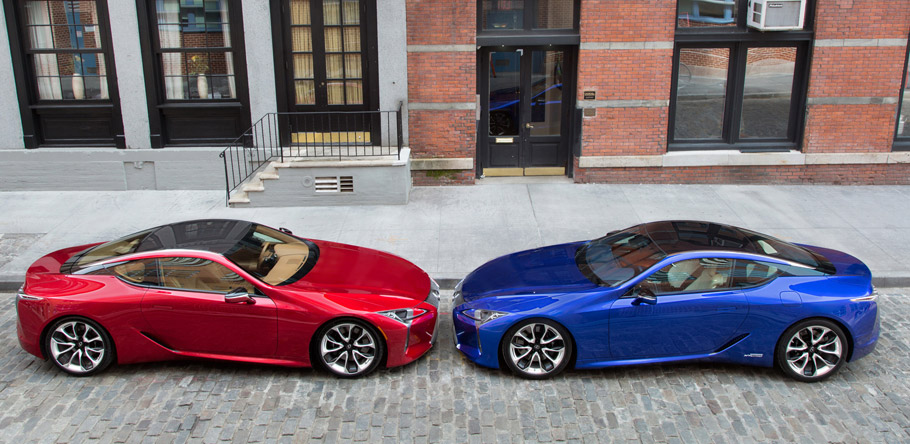 Lexus LC 500 and 500h View From the Sides 