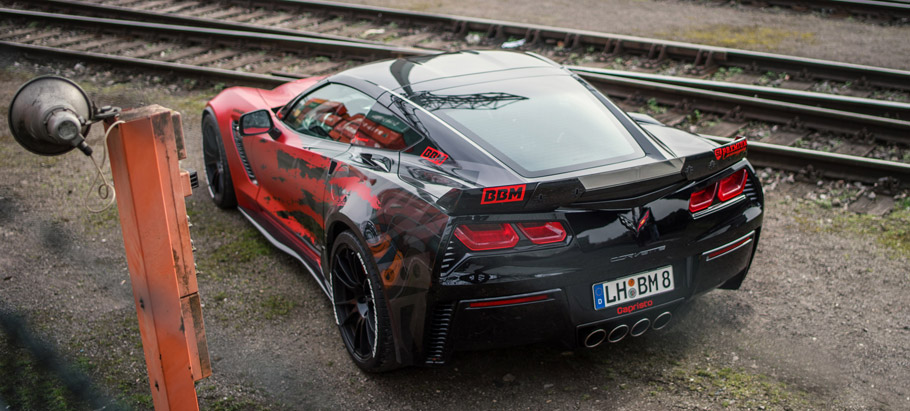 BBM Motorsport Chevrolet Corvette C7 Z06 Rear View