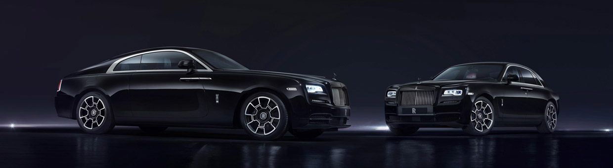 Rolls-Royce Black Badge front view 