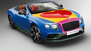 bentley team and sir peter blake raise money for charity with colors and love