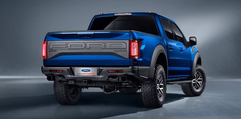 Ford F-150 Raptor SuperCrew Rear View