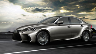 lexus shows the refreshed is model in beijing