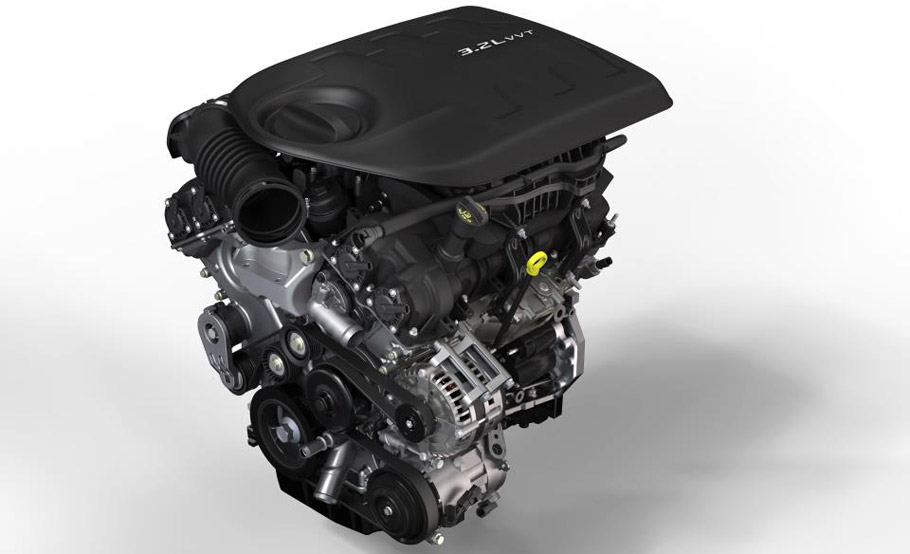 2016 Jeep Cherokee Trailhawk's 3.2 liter Pentastar engine