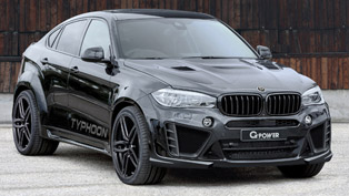 do not fear the typhoon! praise it! meet g-power’s bmw x6 m