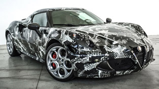 Alfa Romeo 4C inspired by Adidas Football Deadly Focus Pack is strangely charming  