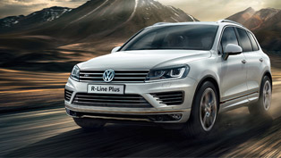 Volkswagen gears the almighty Touareg with luxurious trim level, called R-Line Plus. Check it out! 